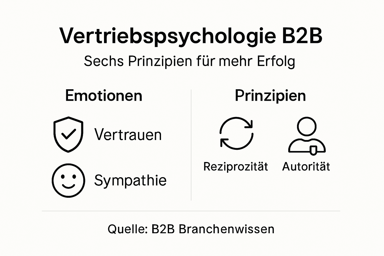 Infografik: Wie Vertriebspsychologie den B2B-Vertrieb erfolgreicher macht – Ihre Vorteile im Überblick