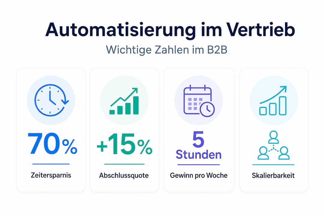 Übersicht: Aktuelle Zahlen und Fakten zur Vertriebsautomatisierung auf einen Blick