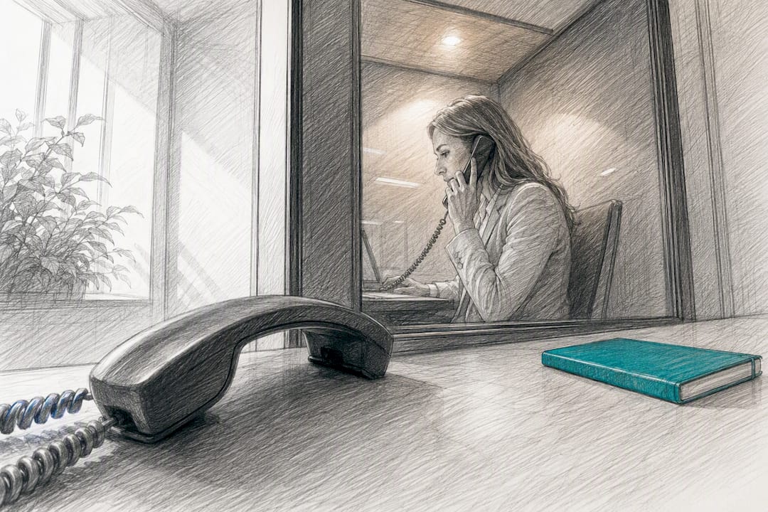 Vertriebsmitarbeiterin im B2B-Telefonverkauf
