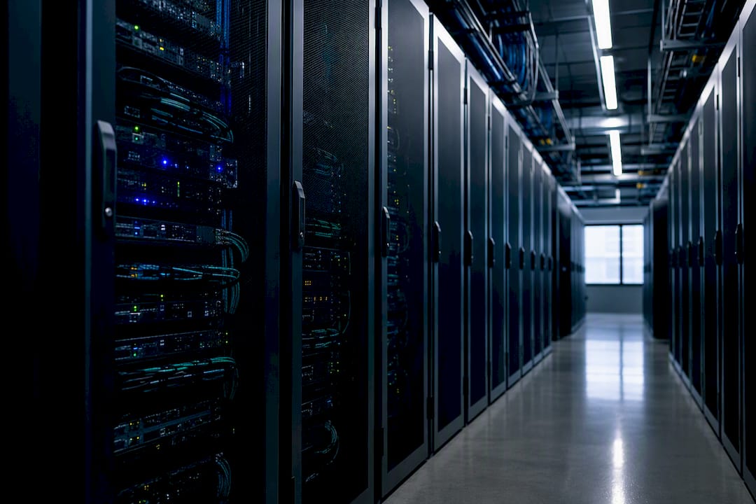 Secure data center server aisle