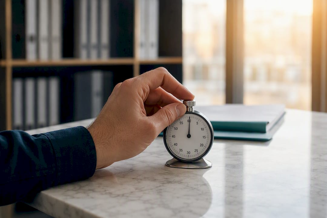 Hand adjusting analog timer