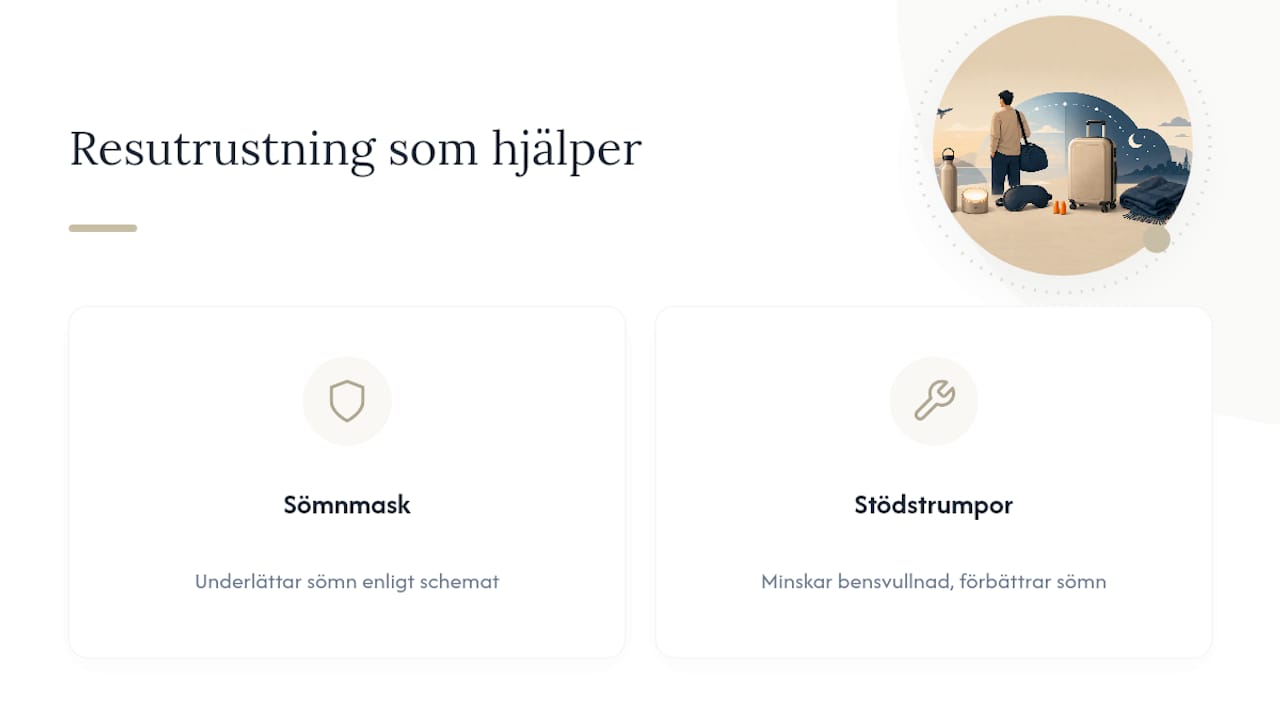 Min bakgrund och varför rätt reseutrustning underlättar schemat — overview diagram