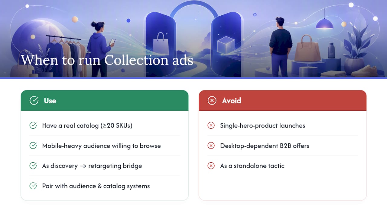 An Honest Take on When Collection Ads Actually Earn Their Spot — overview diagram