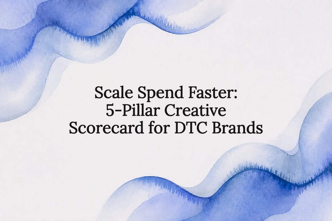 Decorative creative scorecard title card