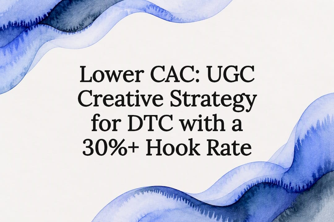Decorative UGC strategy title card