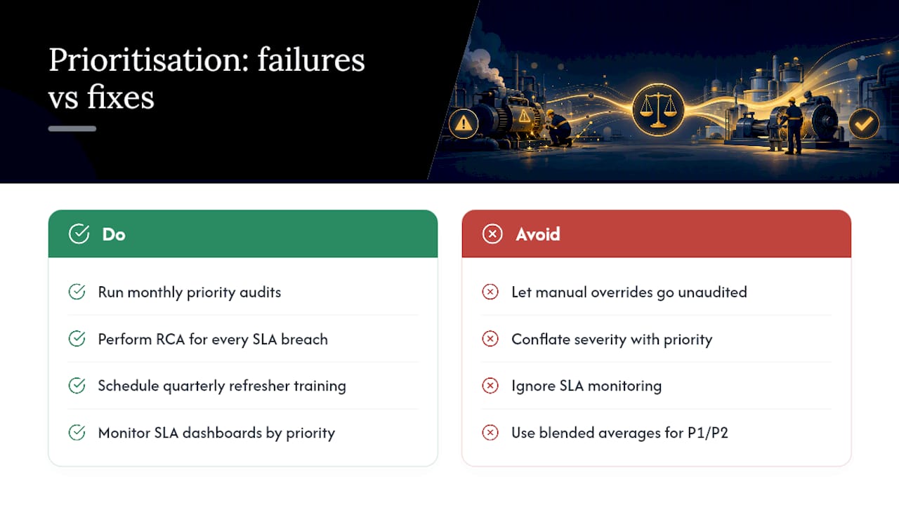 Where prioritisation systems break down — overview diagram