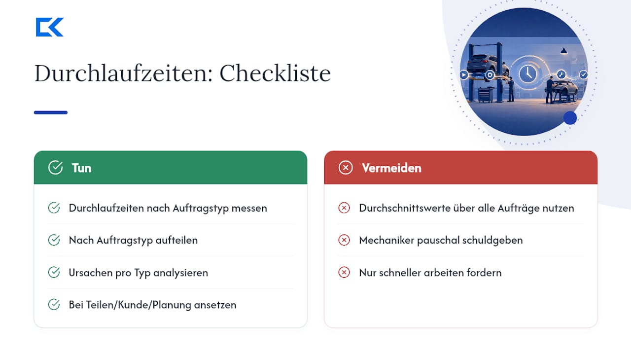 Durchlaufzeiten analysieren und Effizienz steigern — overview diagram