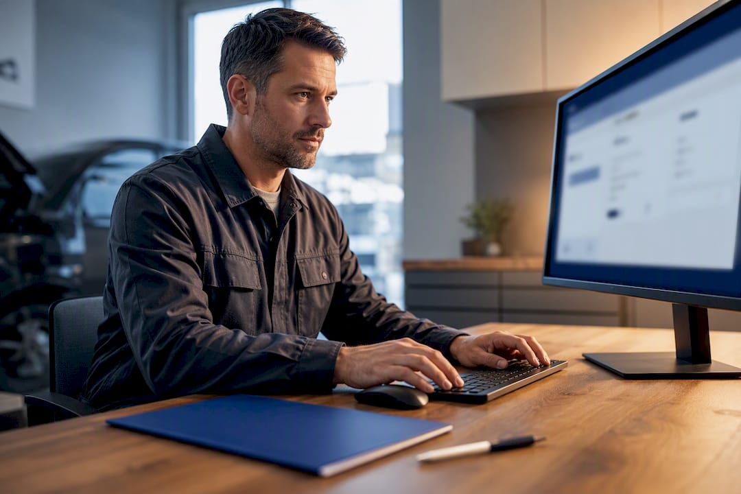 Die Werkstattleitung etabliert digitale Arbeitsabläufe