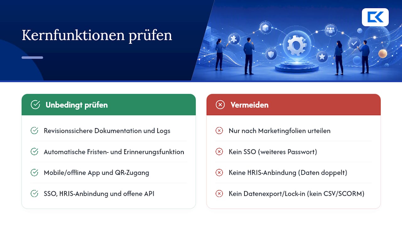 Welche Funktionen darf Ihre Schulungssoftware nicht vermissen? — overview diagram