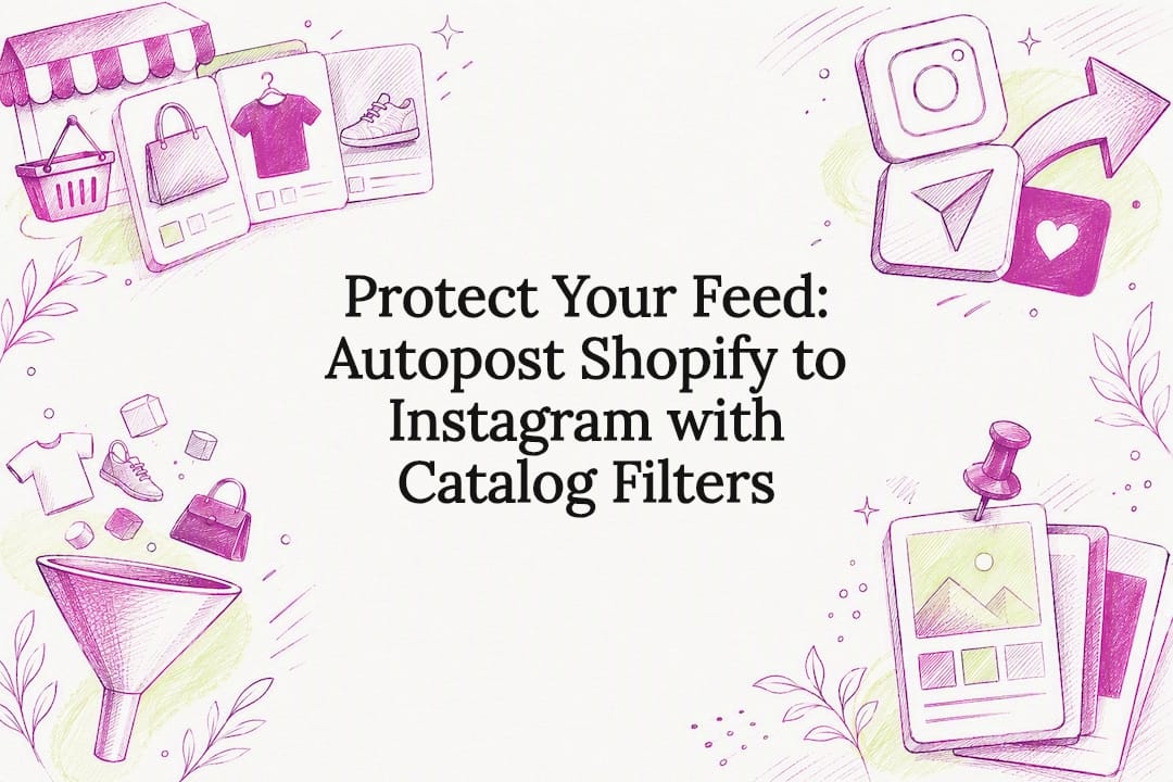 Decorative Shopify Instagram automation title card