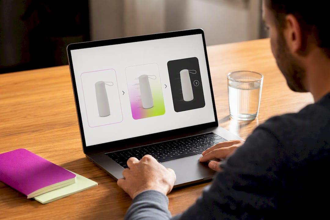 Consistent product silhouette across video frames