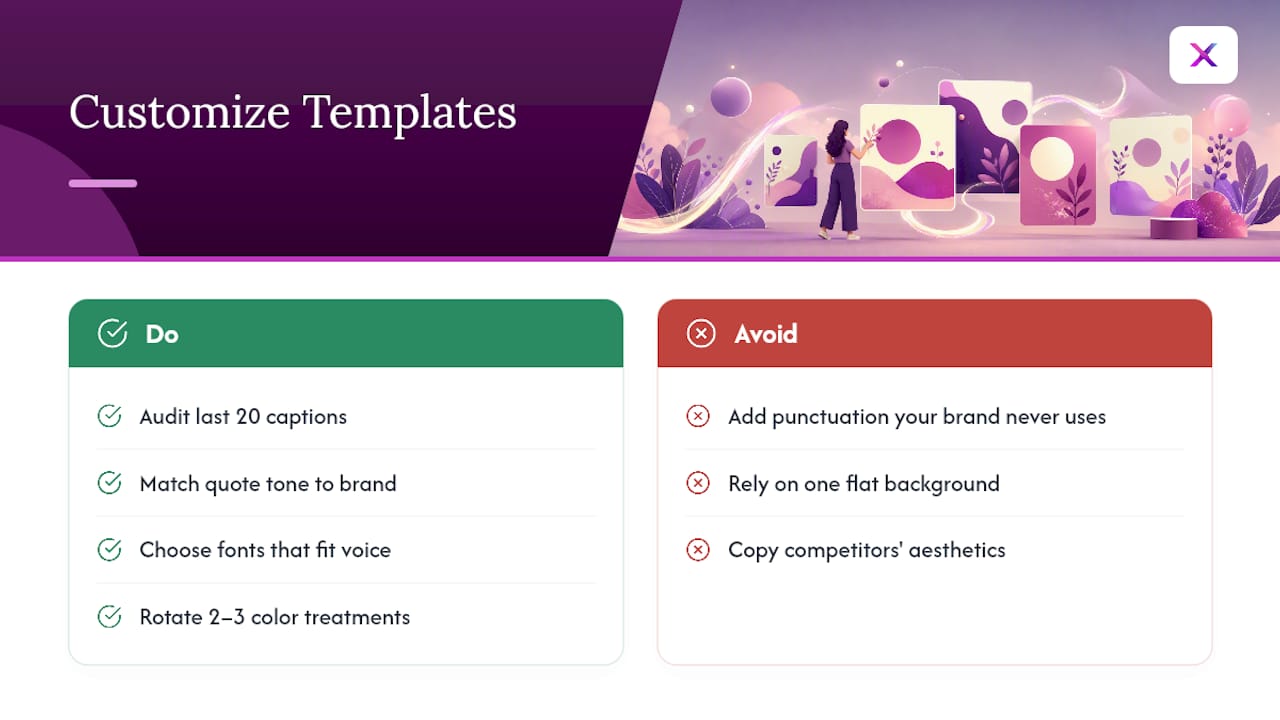 Tips for Customizing Templates to Match Your Brand Voice — overview diagram