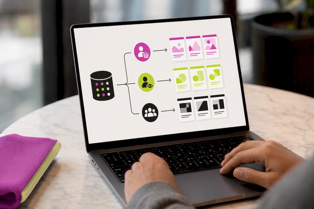 Three audience segments receiving tailored campaigns