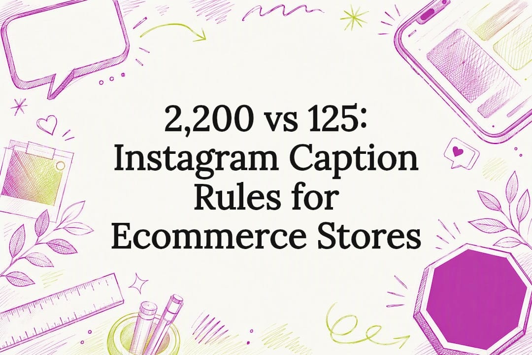 Decorative Instagram caption rules title card