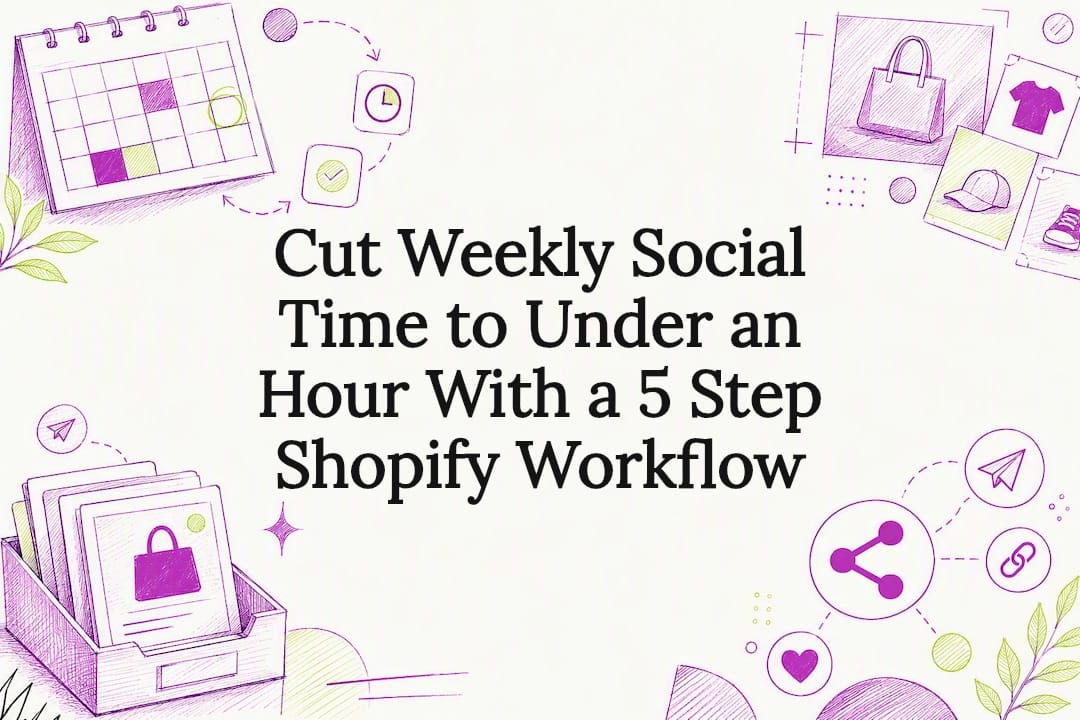 Decorative Shopify workflow title card