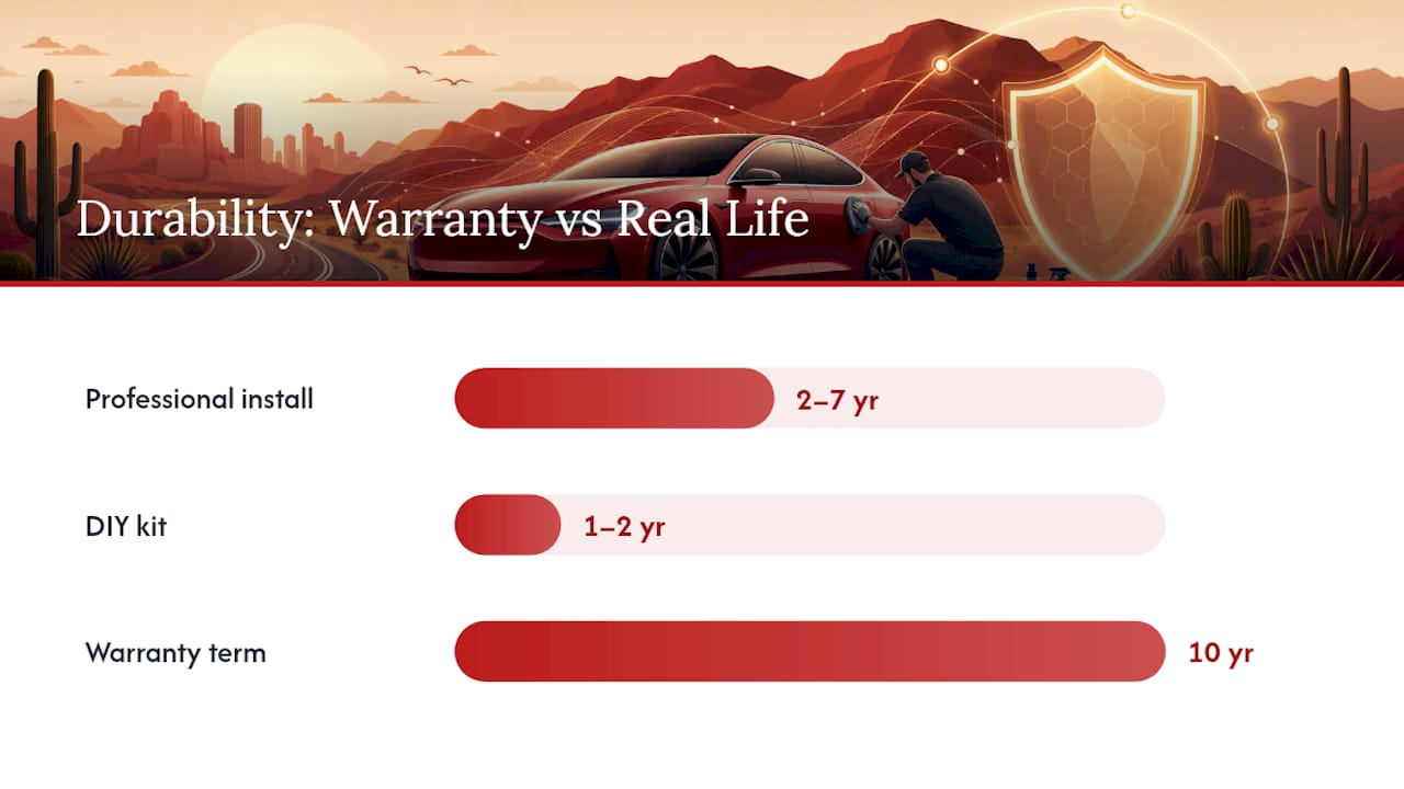 Professional and DIY coating lifespan comparison