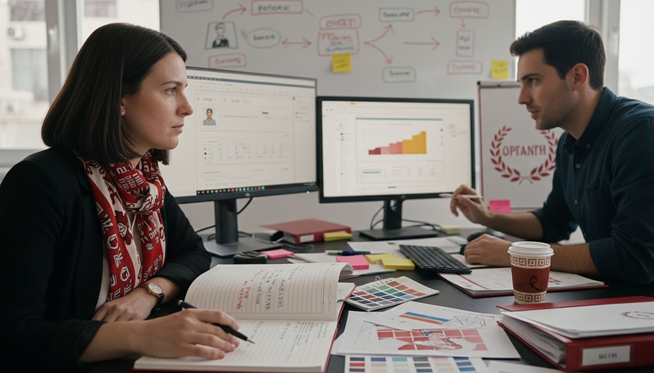 content strategy office scene