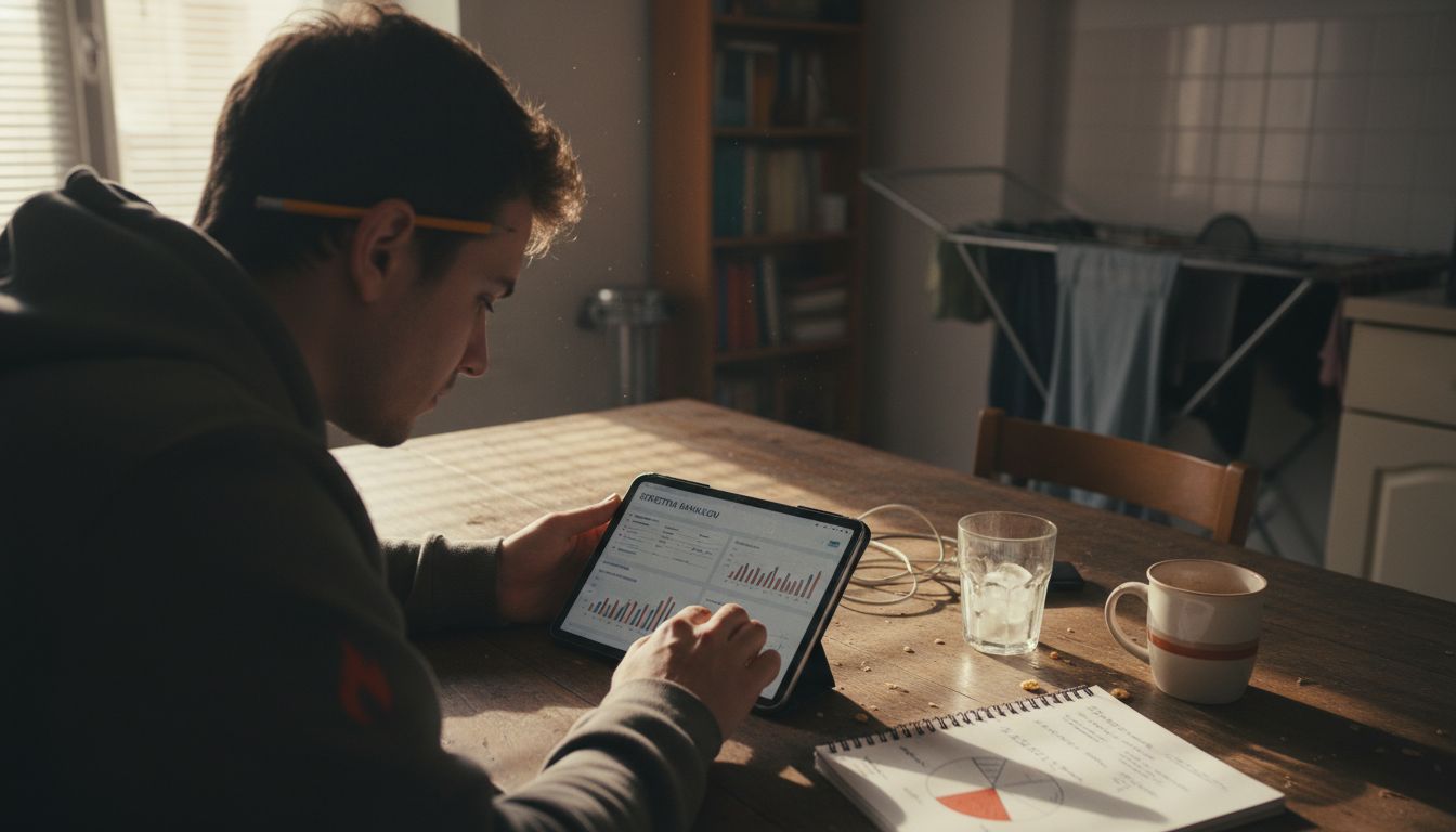 Δημιουργός περιεχομένου που παρακολουθεί τα στατιστικά και τα δεδομένα απόδοσης στο TikTok