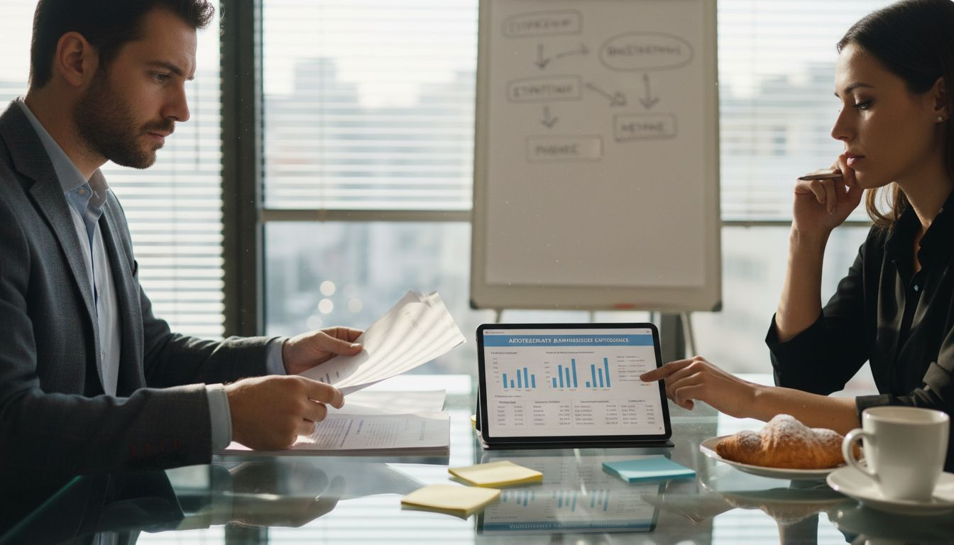 Η ομάδα συνεργατών εξετάζει τα αποτελέσματα της καμπάνιας στα social media.