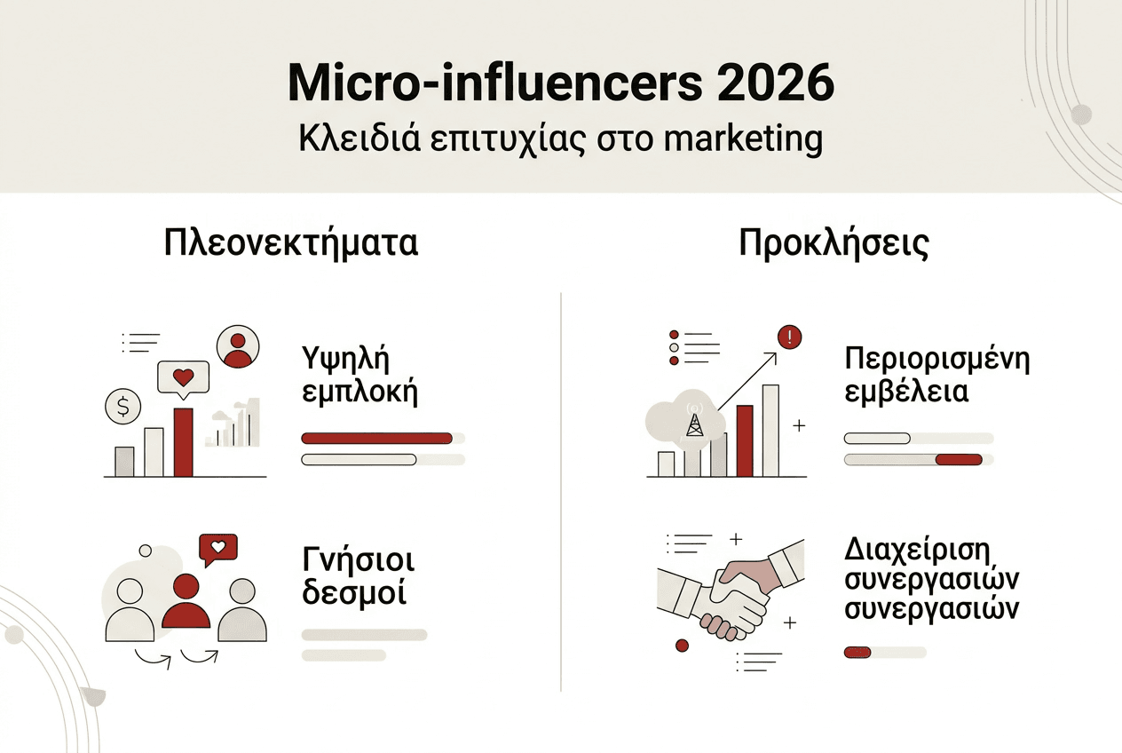 Απλή και σύγχρονη παρουσίαση για μικρο-influencers: Τάσεις και εργαλεία του 2026