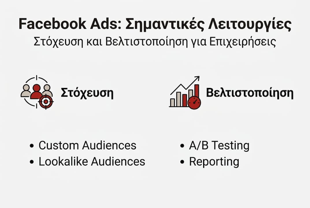 Infographic: Όλα όσα πρέπει να ξέρεις για τις βασικές λειτουργίες των Facebook Ads