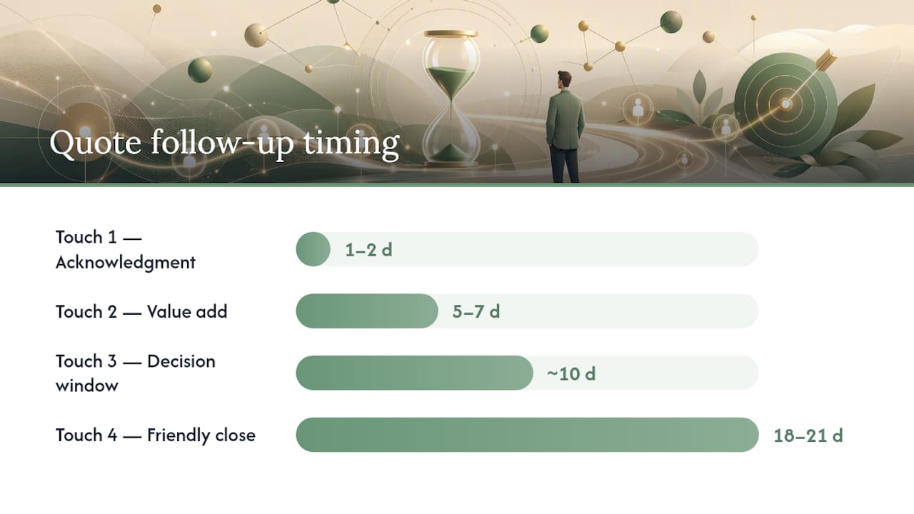 How Do You Build a Follow-Up Cadence That Converts? — overview diagram