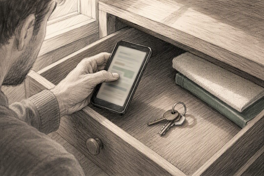 Checking access on an old synced phone
