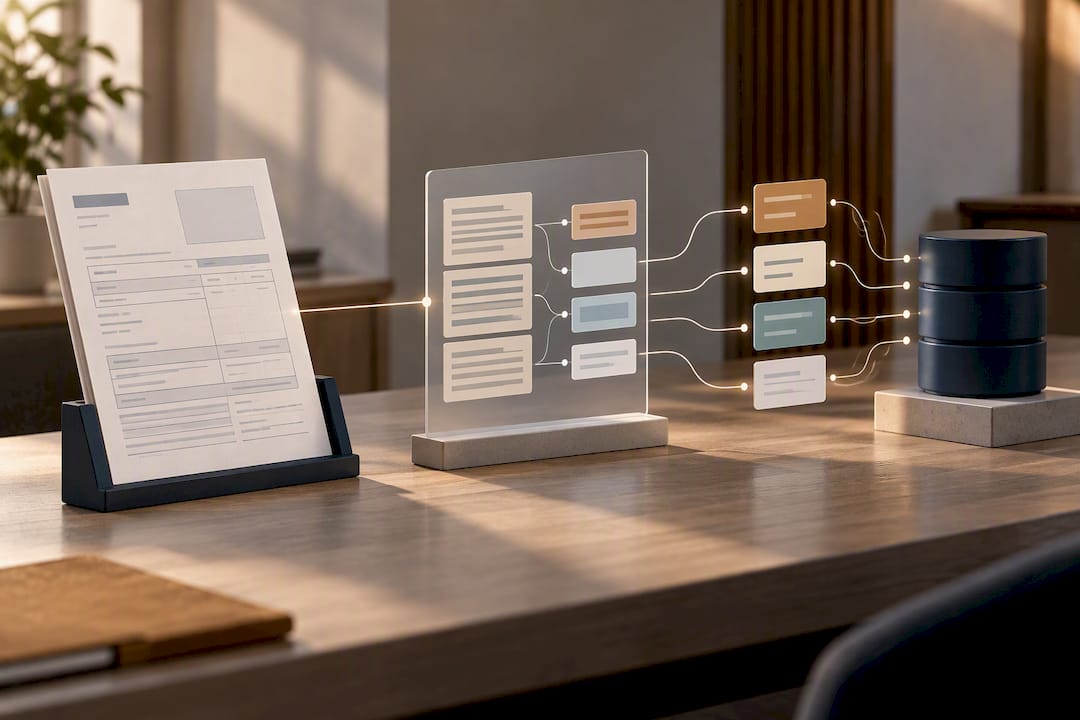AI-werkproces van vrachtbrief naar TMS