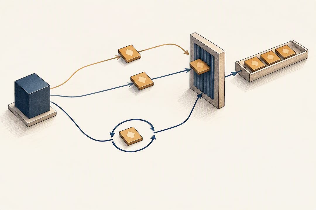 Webhook retries entering an idempotent receiver