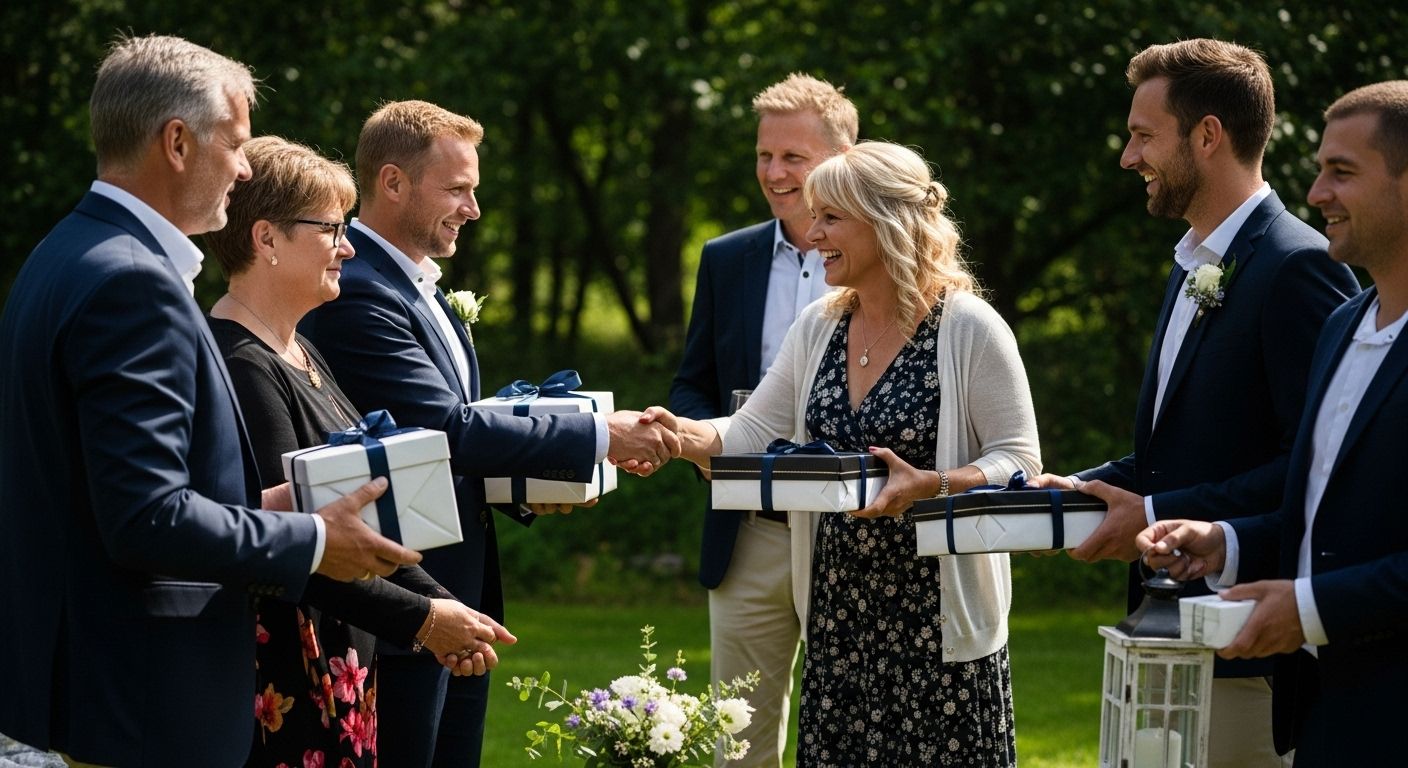 svenskt bröllop presenter