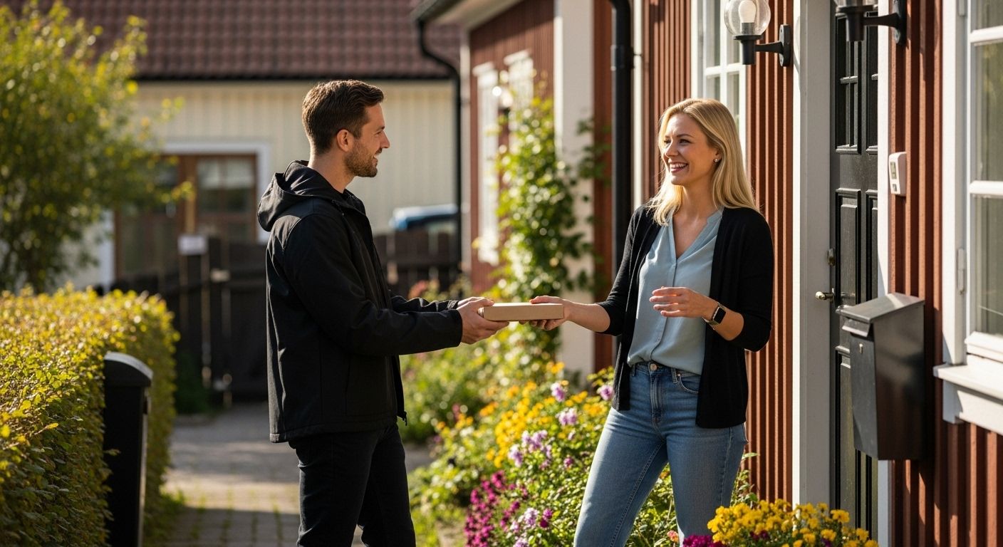 snabb leverans kundmöte