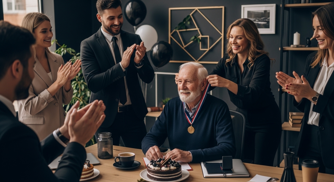 medalj arbetsplats erkännande