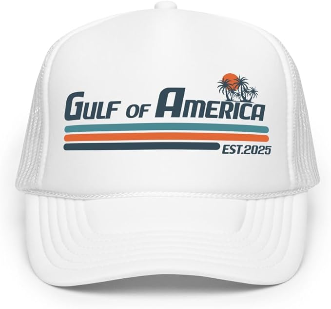 Gulf of America Trucker Hat – Patriotic Snapback Baseball Cap