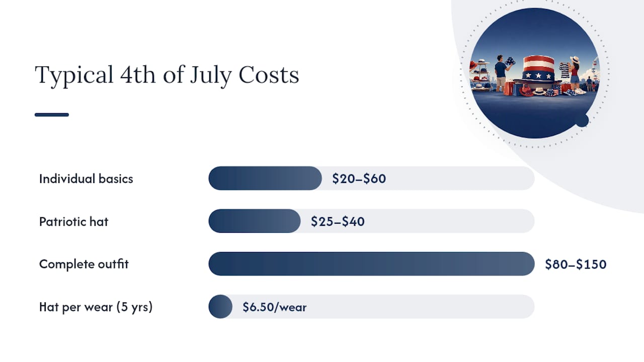 Fourth of July outfit cost ranges