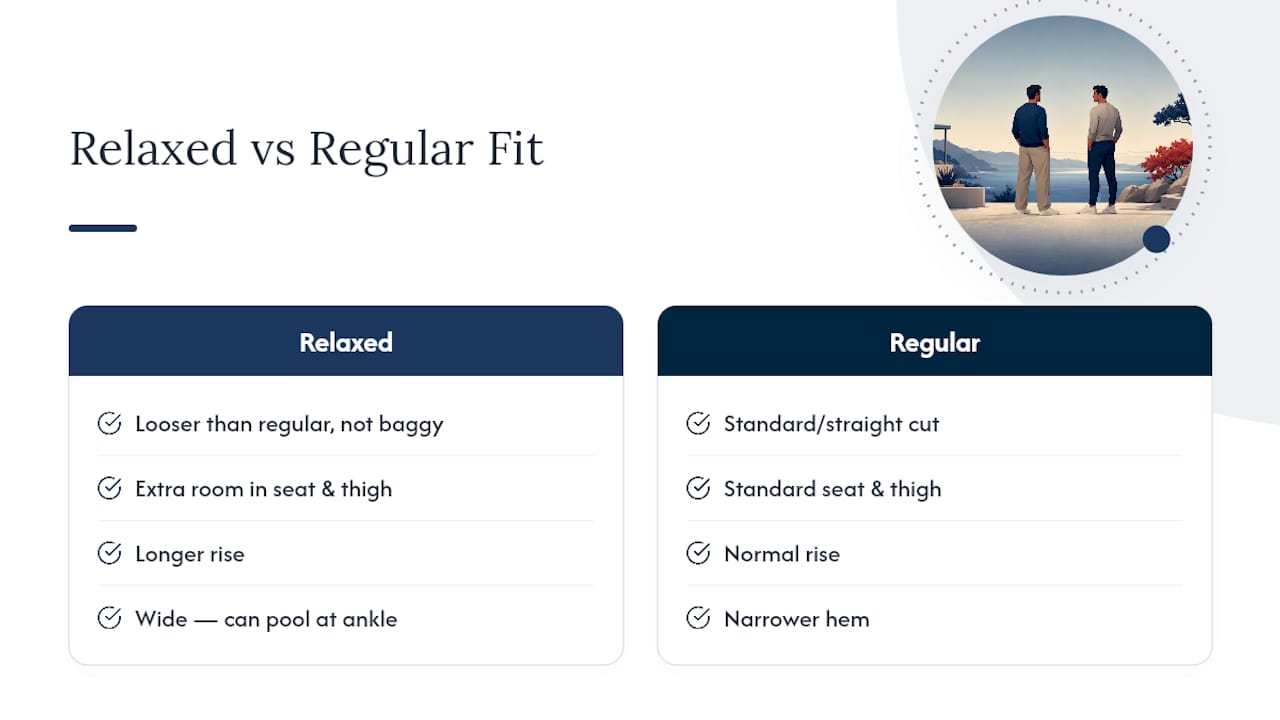 What Relaxed Fit Really Means — overview diagram