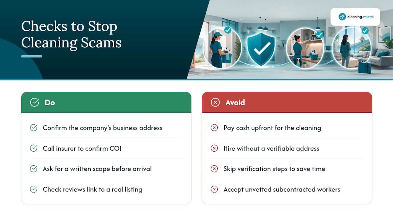 Real Cleaning Scam Cases and What They Teach You — overview diagram