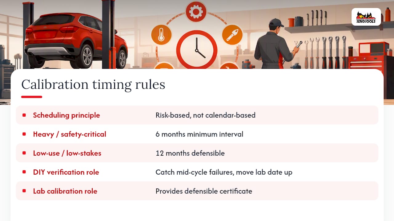 Why Most Shops Get Calibration Timing Wrong — overview diagram