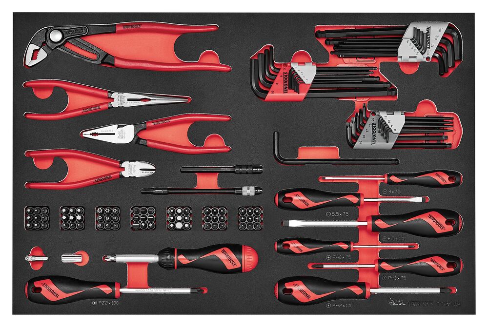 Teng Tools 217 Piece Foam Inlay Tool Kit — TK-TOOLS217F