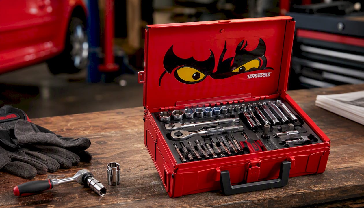 Teng Tools Mobile Tool Kit 36 Pieces Red — TKT11R36