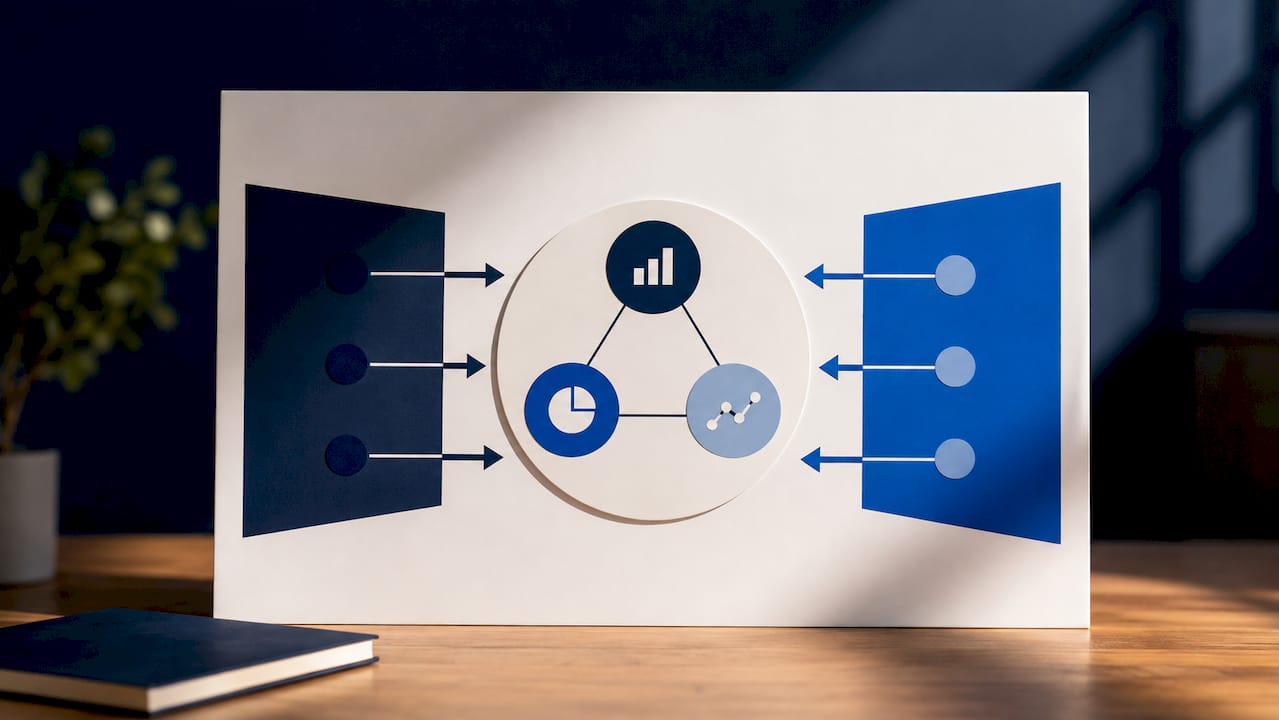 Darstellung der Vernetzung von Vertrieb und Marketing
