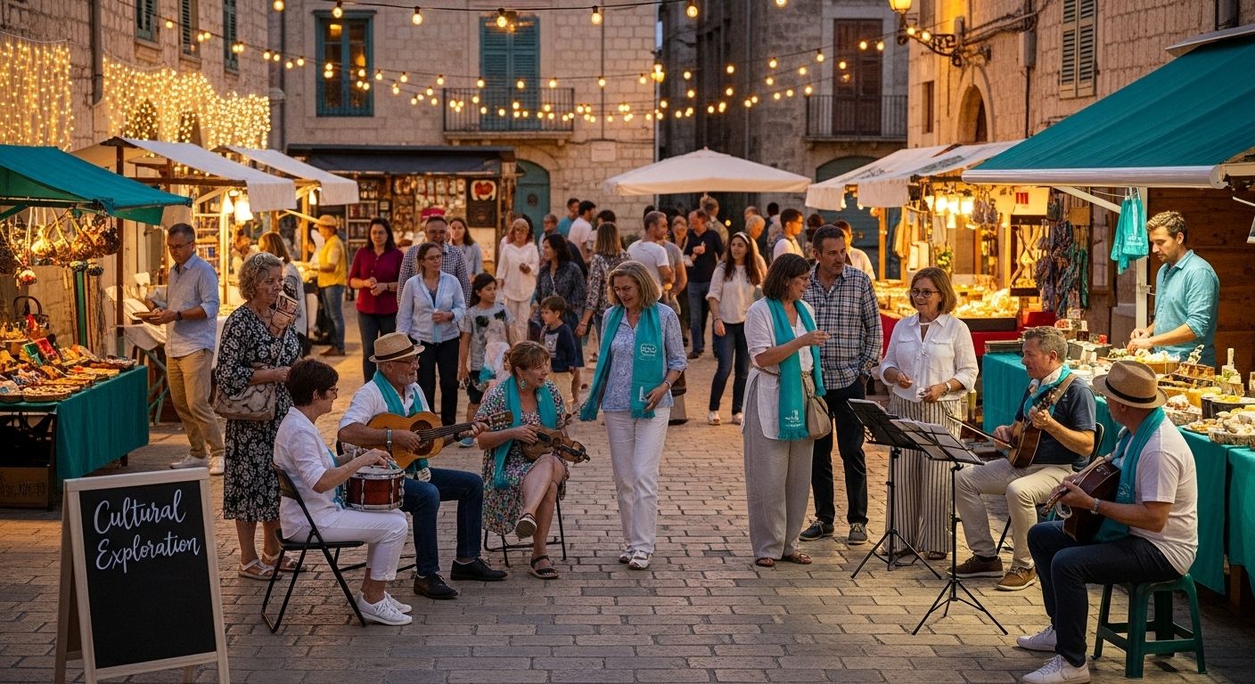 Mediterranean port cultural evening