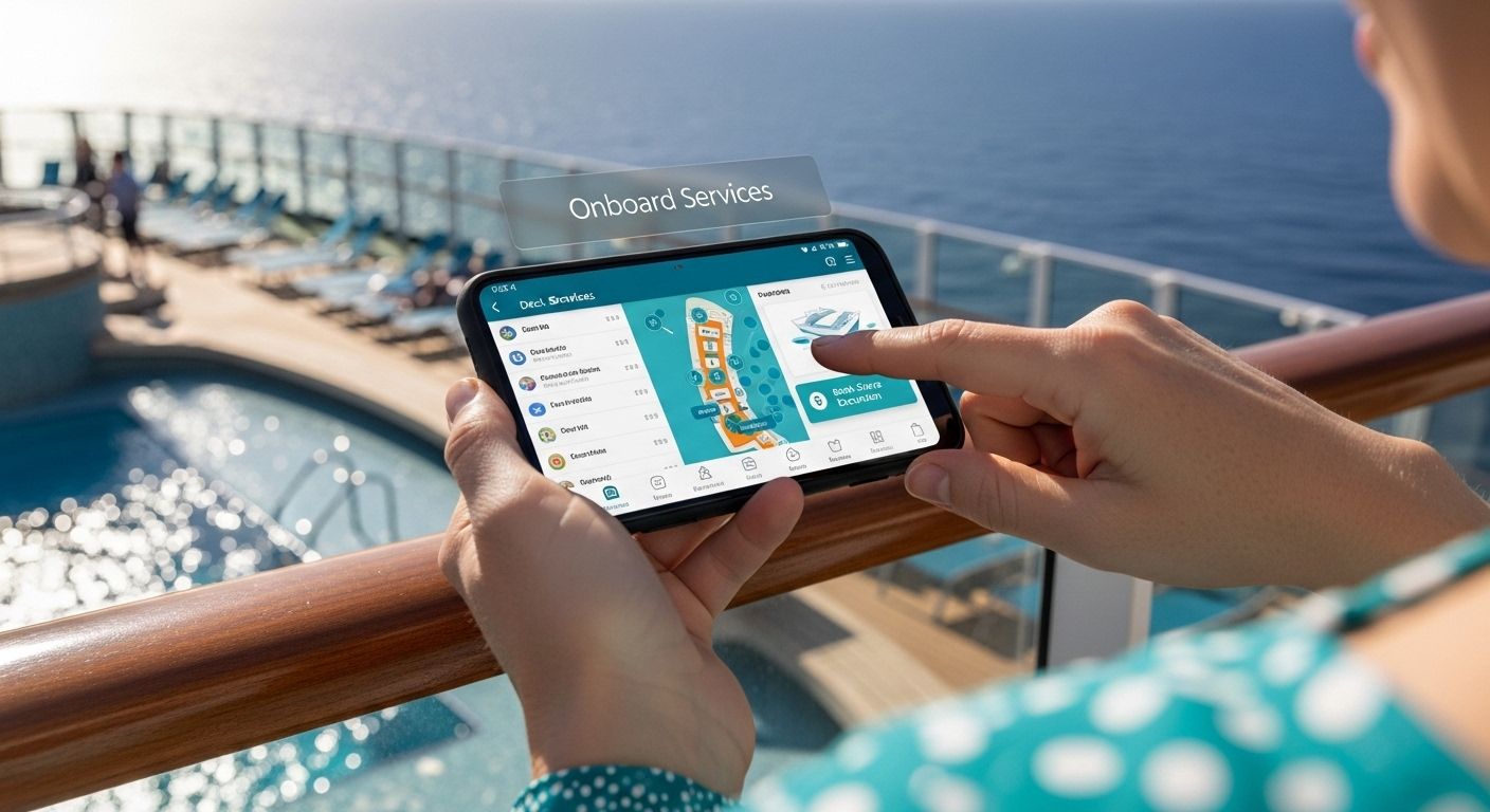 using cruise app onboard