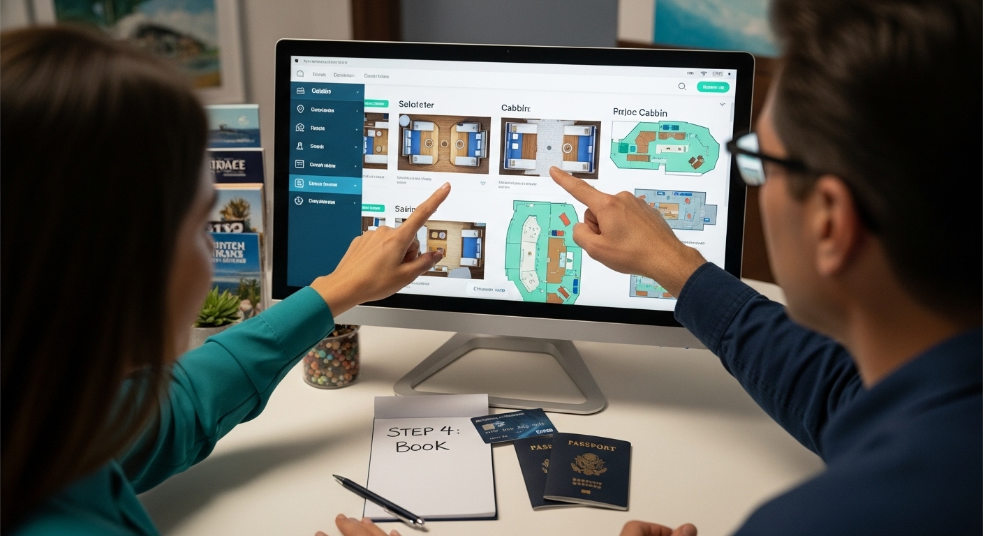 cruise booking process