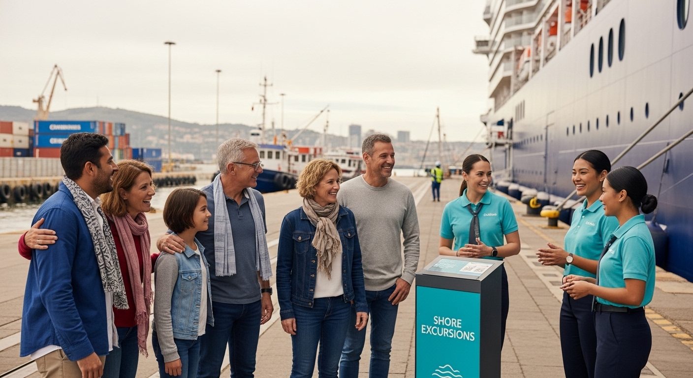 cruise shore excursions arrival