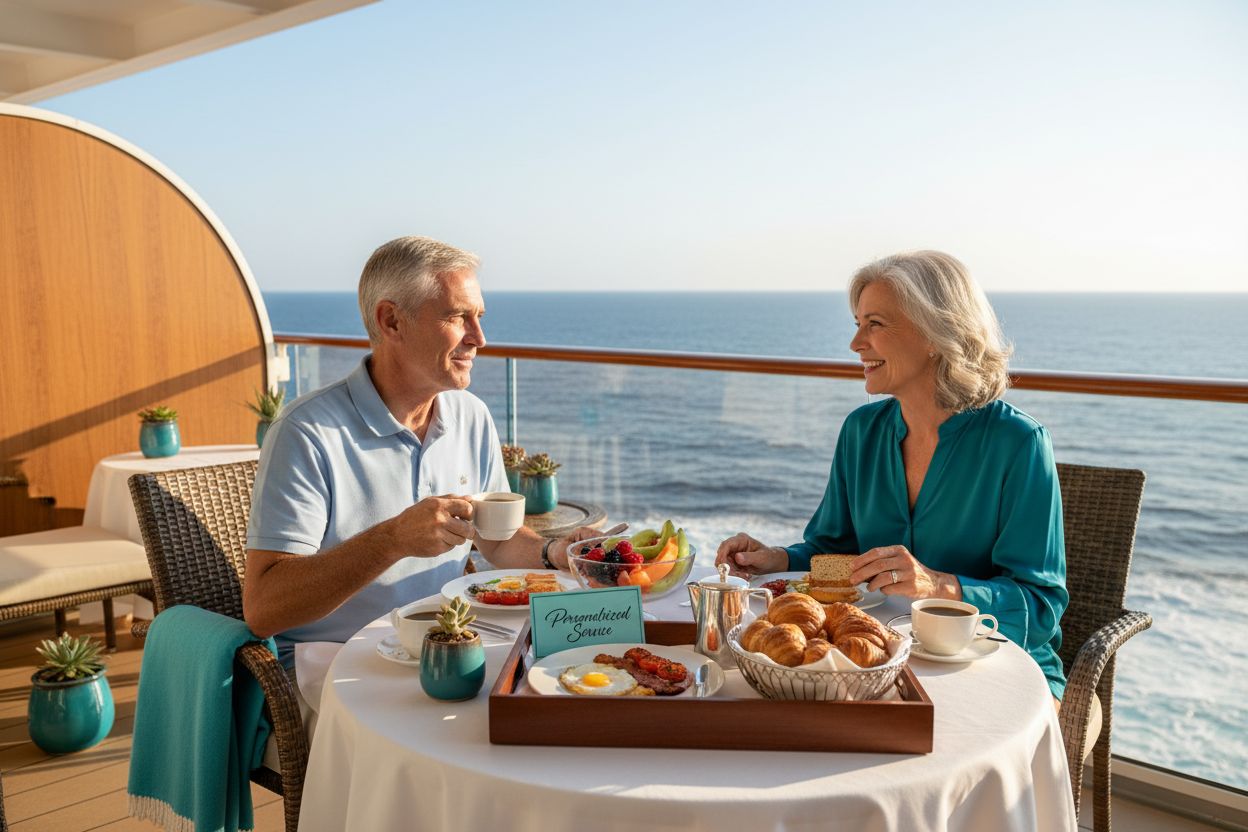 Cruise private balcony