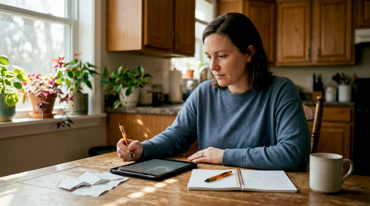 Tenant documenting maintenance request on phone