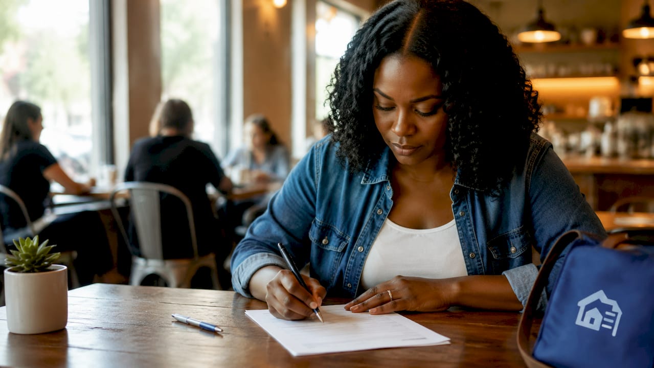 Tenant completing habitability defect intake form