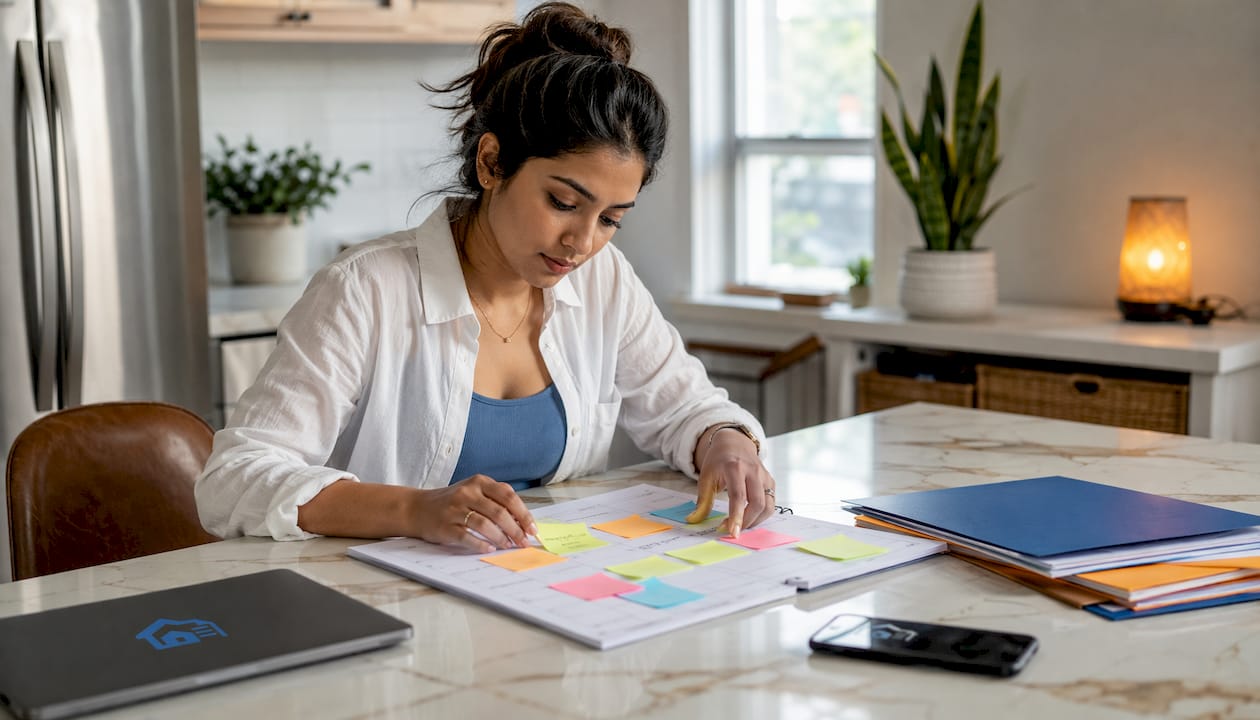 Landlord scheduling tasks on large calendar