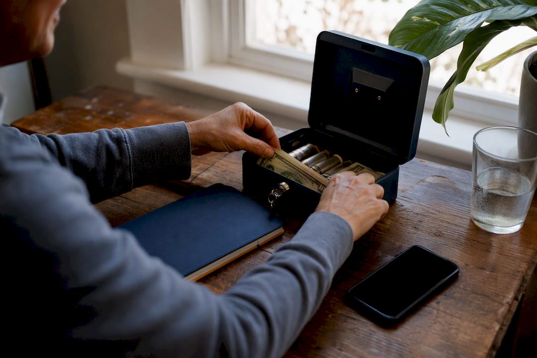 Landlord managing security deposit cash
