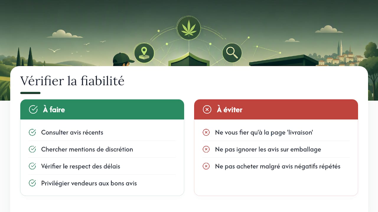 Les avis clients permettent-ils de juger la fiabilité d'un transporteur CBD ? — overview diagram